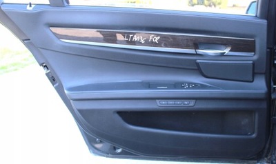 Обивка обшивка дверь задняя левый bmw f02 шторка фото №1