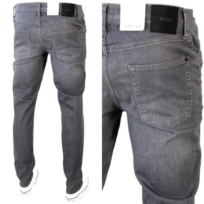 MUSTANG TRAMPER TAPERED SLIM SPODNIE JEANS _ W32 L34