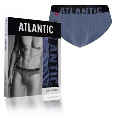 ATLANTIC Slipy Męskie Denim MP-1570 XXL