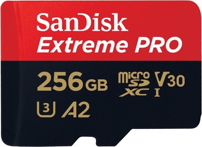 KARTA SANDISK EXTREME PRO MICROSDXC 256GB 200/1