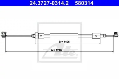 ATE 24.3727-0314.2 CIEGLO, HAMULEC AUTÓNOMO  