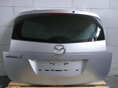 Mazda 5 кришка багажника багажника задня срібляста 22v 07r фото №1