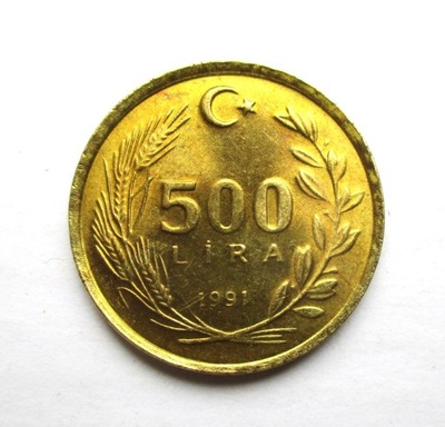 500 Lira 1991 r.-Turcja