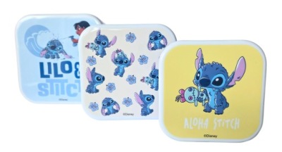 śniadaniówka 3 sztuki lunch box 3w1 STITCH