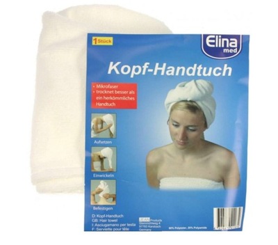 Elina, Ręcznik z mikrofibry, 58x22x7cm