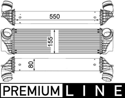 ИНТЕРКУЛЕР BMW 3,0 F10/F07/F11 CI183000P