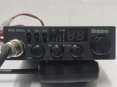 CB RADIO UNIDEN PRO 520 XL USADO SPRAWNE COMPUESTO SIN DE ANTENA  