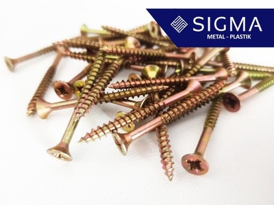 WKRĘTY HARTOWANE do drewna 3,5x40 mm OCYNKOWANE 5kg