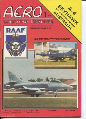 Aero technika lotnicza 1/1991 A-4 Skyhawk