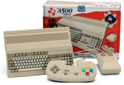 Retro KONSOLA Amiga THE A500 MINI 25 GIER Nowa