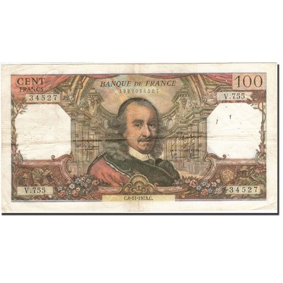 Banknot, Francja, 100 Francs, 1964, 1973-11-08, VF