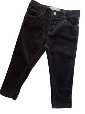 Spodnie dziecięce sztruksowe ZARA r. 86-92 cm