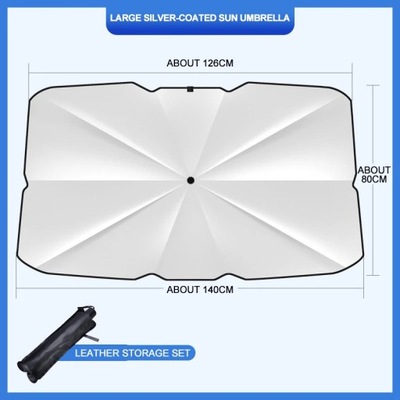 UNIVERSAL PROTECCIÓN ANTISOLAR PARA PARTE DELANTERA VENTANAS COCHE OCHR~17020  