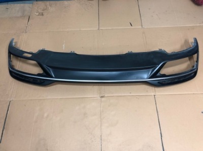 Mercedes w205 14- бампер задний спойлер накладка фото №1