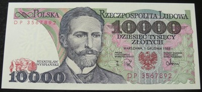 10000 zł 1988 WYSPIAŃSKI - DP 3567892 - STAN BANKO