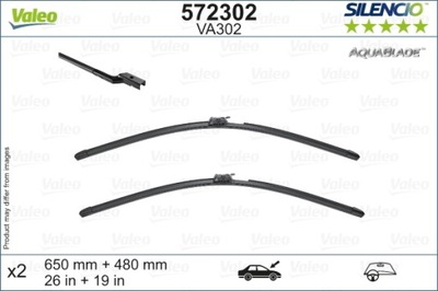 LIMPIAPARABRISAS ESCOBILLAS SILENCIO AQUABLADE SET 572302  