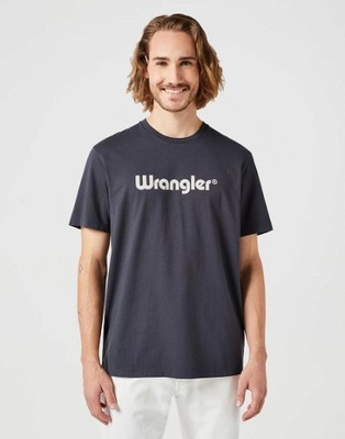 Koszulka Męska Wrangler Logo Tee Black 112350526 R. XL