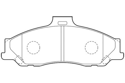 VALEO PADS BRAKE MAZDA B-SERIA 99-06  