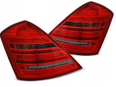 FAROS PARTE TRASERA MERCEDES W221 S-KLASA 05-09 RED SMOKE  