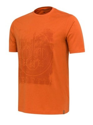 Koszulka T-shirt Beretta Logo Apricot Orange
