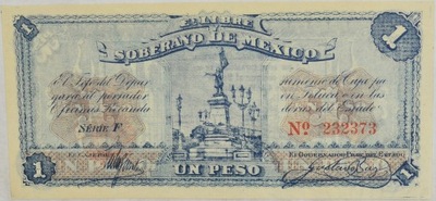 5.fu.Meksyk, 1 Peso 1915, P.S881, St.1