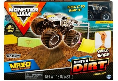 MONSTER JAM DIRT MAX-D Z PIASKIEM KINETYCZNYM 3746