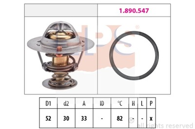 TERMOSTATOS DE AUTOMÓVIL EPS 1.880.947  