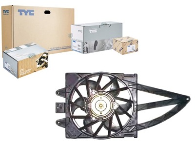 Вентилятор радиатора с корпус fiat panda 1.3d фото №1