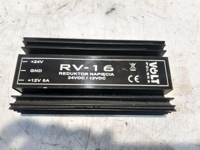 REDUKTOR PRZETWORNICA NAPIĘCIA 24VDC/12VDC RV-16