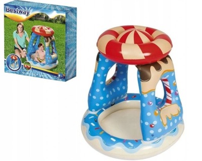 BASEN NADMUCHIWANY DZIECIĘCY Z DASZKIEM BESTWAY