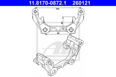 11.8170-0872.1 SOPORTE SOPORTE HAM. RENAULT T. ESPACE  