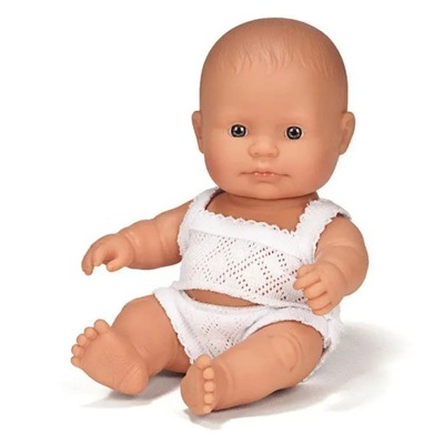 Lalka chłopiec Europejczyk 21cm Miniland Baby