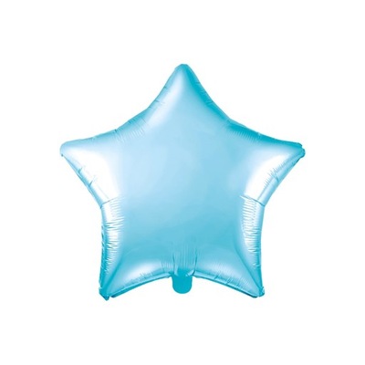 Balon foliowy Gwiazdka błękitny niebieski 48 cm
