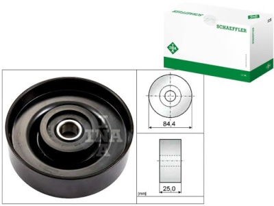 Schaeffler ina 532 0827 10 ролик направляющая / направляющая, ремень клиновой зубчатый фото №1