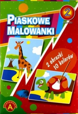 Piaskowa Malowanka Żyrafa Żółw