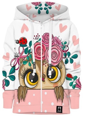 Dziecięca Bluza rozpinana Cute Owl 146 DrCrow