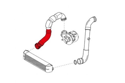 ПАТРУБОК ТУРБІНИ BMW 5 E60 E61 11617787468