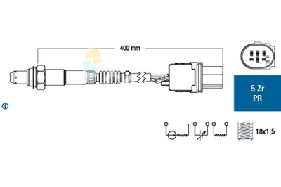 FAE SONDA LAMBDA HONDA CIVIC IX CR-V IV HR-V 1.6D 02.13-  