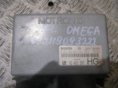 OPEL OMEGA КОМПЬЮТЕР 90492381