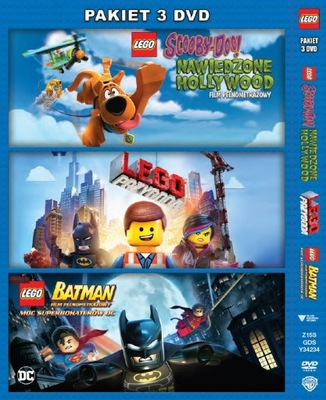 LEGO SCOOBY-DOO, LEGO PRZYGODA, LEGO BATMAN PAKIET