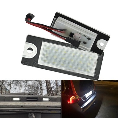 2 PIEZAS LÁMPARA DIODO LUMINOSO LED TABLAS REJESTRACYJNEJ PARA VOLVO V70 2001-2007 XC70 XC90 S60 S80  