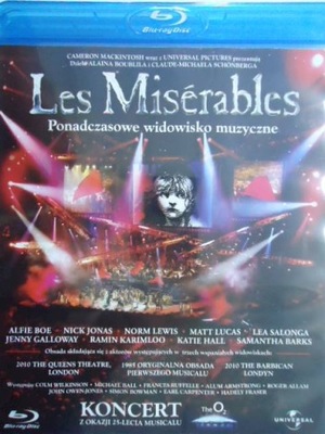 LES MISERABLES NĘDZNICY KONCERT BLU-RAY FOLIA