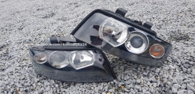 Фонари фары audi a4 b6 valeo линза bi led фото №1