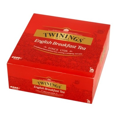 Twinings ENGLISH BREAKFAST 100 torebek herbata