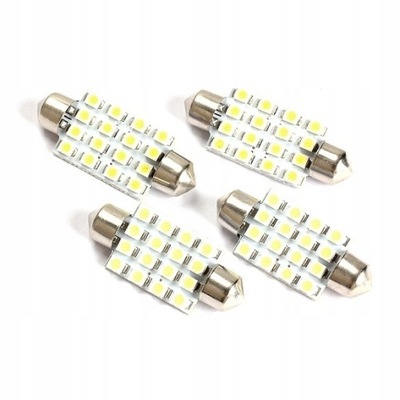 MM СУПЕР WHITE FESTOON DOME 16 СВЕТОДИОД LED CAR ВНУТРЕННИЕ фото