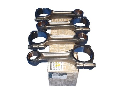 Шатунные шатуны kpl.4 szt.r megane ii 1.9dci 7701476250 фото №1