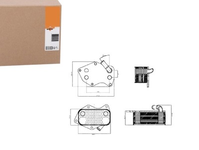 Nrf 31331 радіатор оливи, олія двигунний фото №1