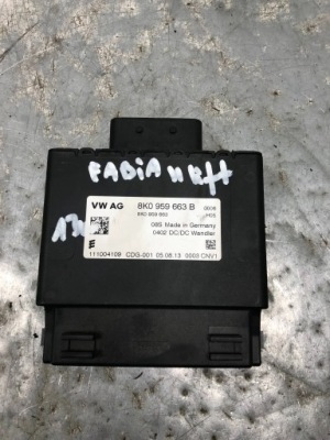 Модуль блок керування напруги skoda fabia ii lift 8k0959663b фото №1