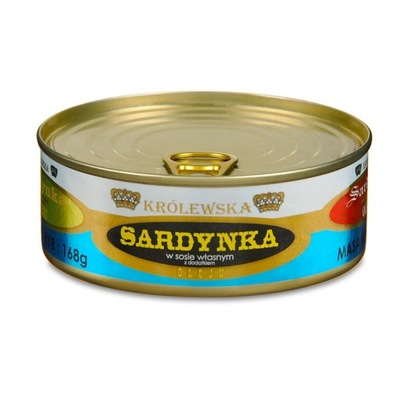 DZIKA sardynka w sosie własnym ŁOTWA