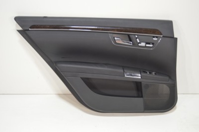 Обшивка дверь левый задняя mercedes w221 lift long фото №1